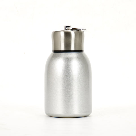 Glossy Vacuum Flask, 300ml/10oz Stainless Steel Insulated Water Bottles, Mini Travel Thermal Cups, For Hot And Cold Beverages, Summer Winter Drinkware, Gifts